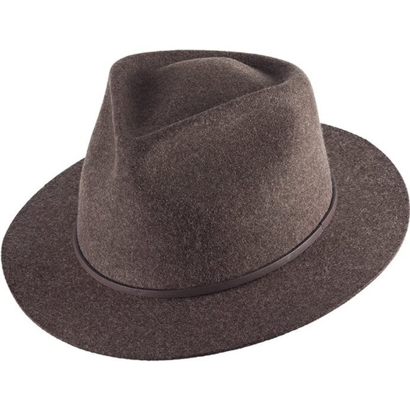 Kooringal Hayle Fedora Wool Felt Hat Brown Small main image 12